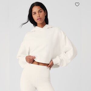ALO Bae Hoodie Ivory | Size: L